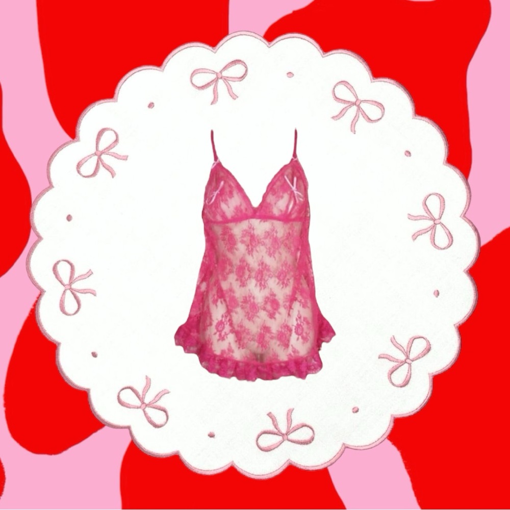 victoria’s secret vintage lace slip dress 🍥